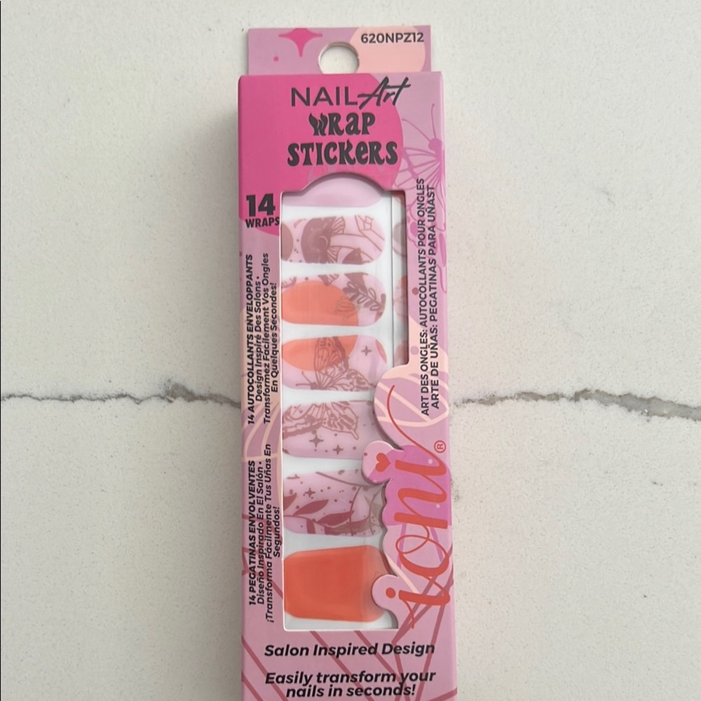 Pink and Orange Party Accessories Set with Modern Design